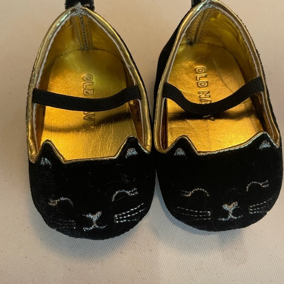 Old Navy Other - New Old Navy Black Cat baby Shoes 0-3mo